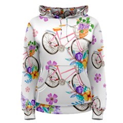 Cycle Ride Women s Pullover Hoodie by designsbymallika