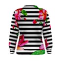 Black And White Stripes Women s Sweatshirt View2