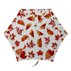 Autumn Pattern Mini Folding Umbrellas by designsbymallika