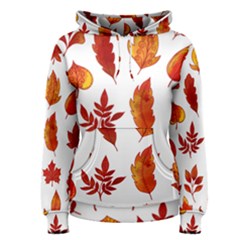 Autumn Pattern Women s Pullover Hoodie by designsbymallika