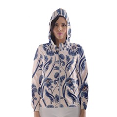 Baatik Print 5 Women s Hooded Windbreaker by designsbymallika