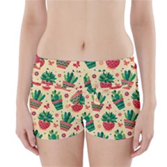 Cactus Love  Boyleg Bikini Wrap Bottoms by designsbymallika