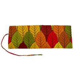 Autumn Leaves Roll Up Canvas Pencil Holder (s)