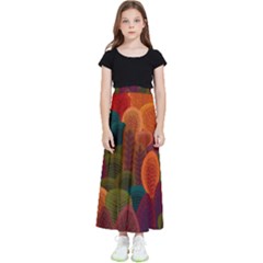 Autumn Trees Kids  Skirt by designsbymallika