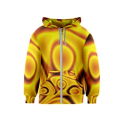 Golden Honey Kids  Zipper Hoodie by Sabelacarlos