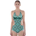 Tiles Cut-Out One Piece Swimsuit View1