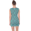 Tiles Lace Up Front Bodycon Dress View2