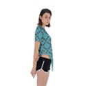 Tiles Asymmetrical Short Sleeve Sports Tee View3