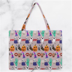 Halloween Zipper Medium Tote Bag by Sparkle