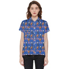 Halloween Short Sleeve Pocket Shirt by Sparkle