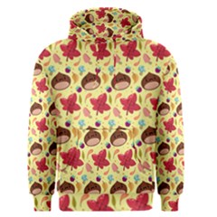 Cute Leaf Pattern Men s Core Hoodie by designsbymallika