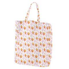 Orange Pink Tree Pattern Giant Grocery Tote by designsbymallika