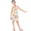 Honey Bee Pattern Kids  Sleeveless Dress View1