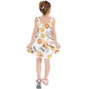 Honey Bee Pattern Kids  Sleeveless Dress View2