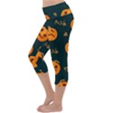 Halloween Lightweight Velour Capri Yoga Leggings View2