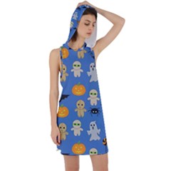 Halloween Racer Back Hoodie Dress