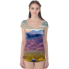 Arid Andean Landscape, La Rioja, Argentina010 Boyleg Leotard  by dflcprintsclothing