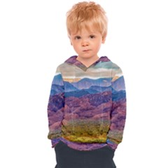 Arid Andean Landscape, La Rioja, Argentina010 Kids  Overhead Hoodie by dflcprintsclothing