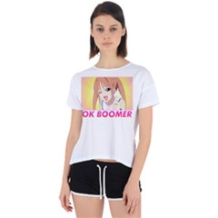 Ok Boomer Open Back Sport Tee by Dimedrolisimys