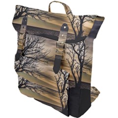 Coastal Sunset Scene At Montevideo City, Uruguay Buckle Up Backpack by dflcprintsclothing