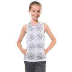 Fallen Leaves Kids  Sleeveless Hoodie by goljakoff