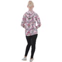 Geometric flowers Women s Hooded Pullover View2