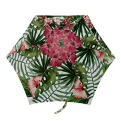 Monstera Flowers Mini Folding Umbrellas by goljakoff