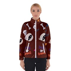 Halloween Seamless Repeat Pattern Winter Jacket