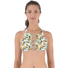 Tropical Pineapples Perfectly Cut Out Bikini Top by goljakoff