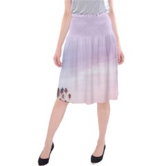 Seascape Sunset Midi Beach Skirt by goljakoff