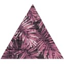 Rose leaves Wooden Puzzle Triangle View1