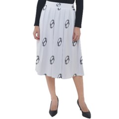 American Football Ball Motif Print Pattern Classic Velour Midi Skirt  by dflcprintsclothing