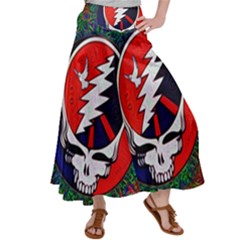 Grateful Dead - Satin Palazzo Pants by Sapixe