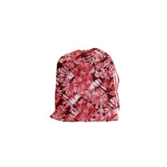 Red Leaves Drawstring Pouch (xs) by goljakoff