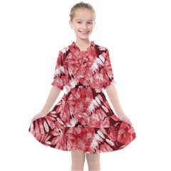 Red Leaves Kids  All Frills Chiffon Dress by goljakoff