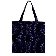 Mandala Cage Zipper Grocery Tote Bag by MRNStudios