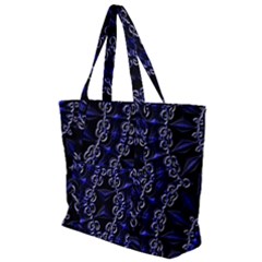 Mandala Cage Zip Up Canvas Bag by MRNStudios