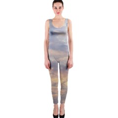 Cloudscape Photo Print One Piece Catsuit