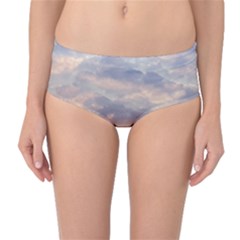 Cloudscape Photo Print Mid-waist Bikini Bottoms by dflcprintsclothing