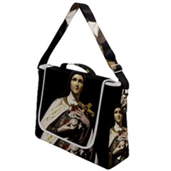 Virgin Mary Sculpture Dark Scene Box Up Messenger Bag by dflcprintsclothing