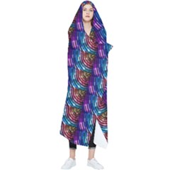 Abstract Illusion Wearable Blanket by Sparkle