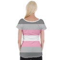 Demigirl Pride Flag LGBTQ Cap Sleeve Top View2