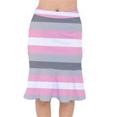 Demigirl Pride Flag Lgbtq Short Mermaid Skirt by lgbtnation