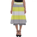 Deminonbinary Pride Flag LGBTQ Perfect Length Midi Skirt View1