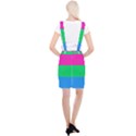 Polysexual Pride Flag LGBTQ Braces Suspender Skirt View2