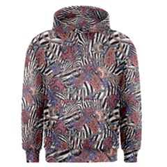 Zebra Chain Pattern Men s Core Hoodie by designsbymallika