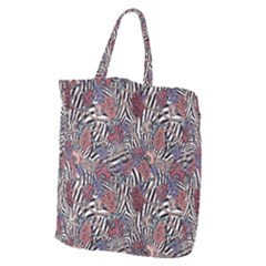 Zebra Chain Pattern Giant Grocery Tote by designsbymallika