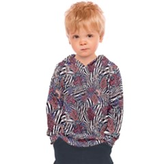 Zebra Chain Pattern Kids  Overhead Hoodie by designsbymallika