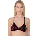 Red Roses Reversible Tri Bikini Top View3