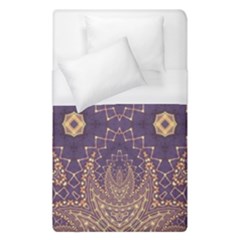 Gold And Purple Duvet Cover (single Size) by Dazzleway